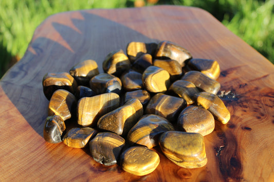 Tigers Eye Tumblestones