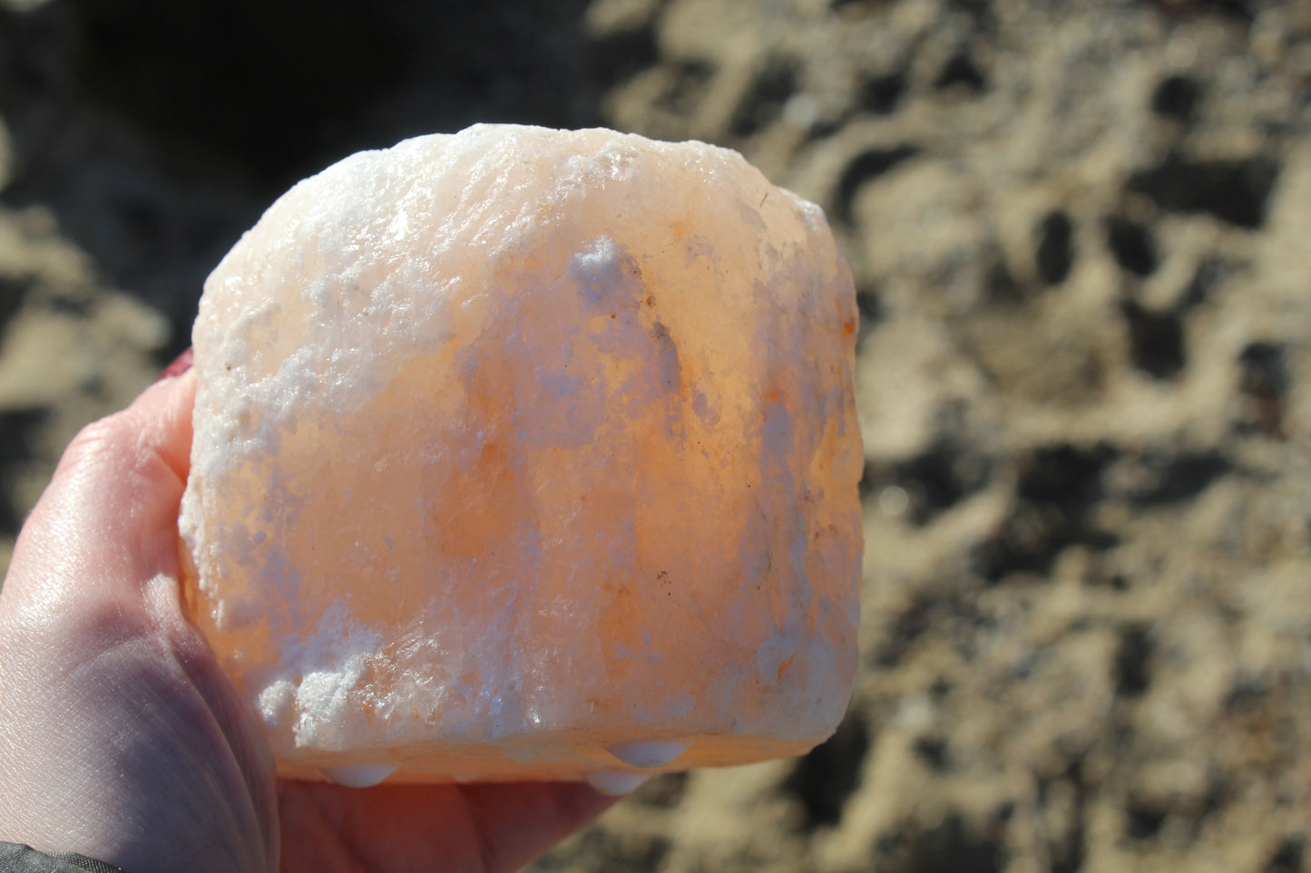 Himalayan Salt Candle Holder