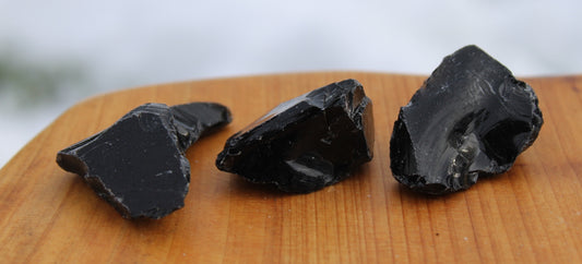 Obsidian Rough Pieces