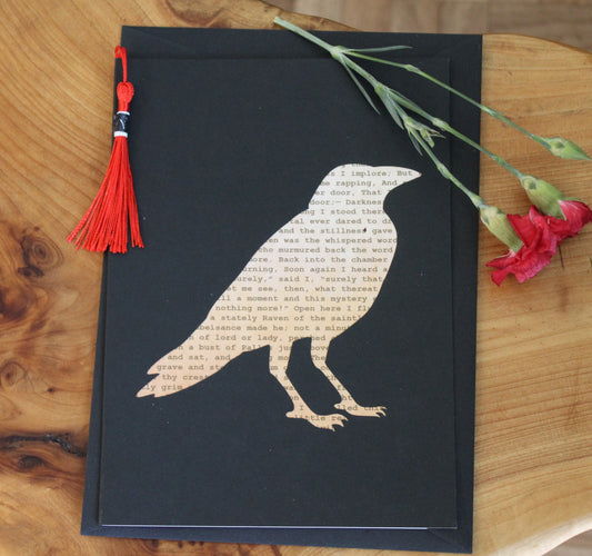 Nevermore Raven Card