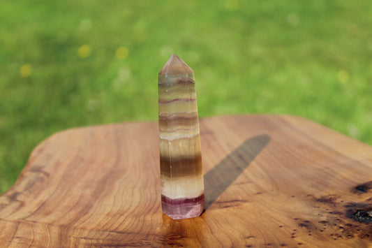 Yellow/ Mixed Fluorite Point