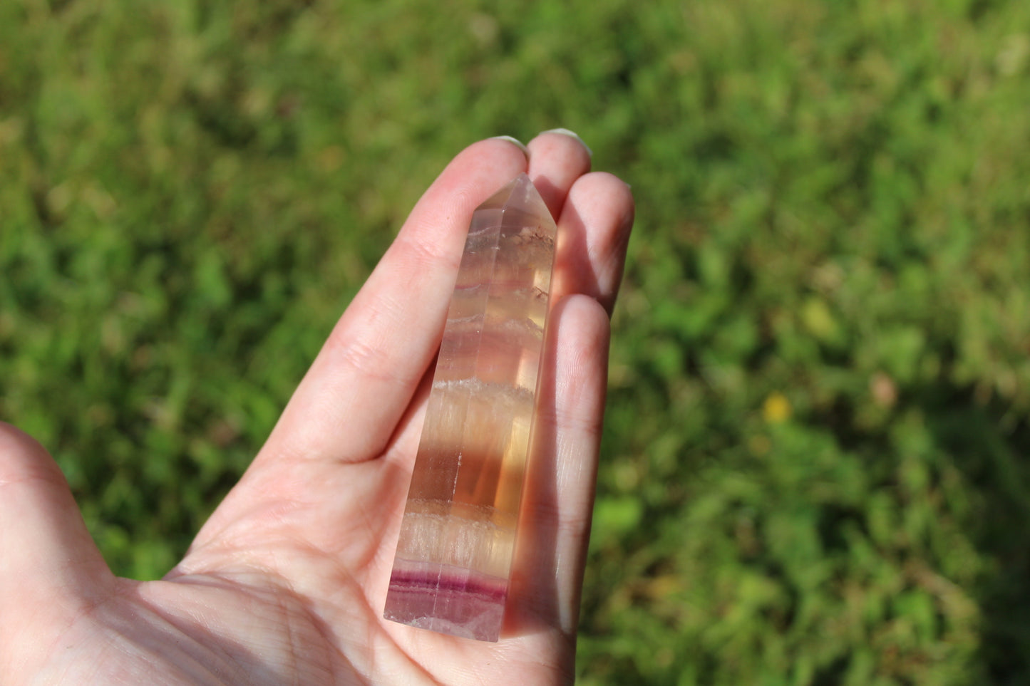 Yellow/ Mixed Fluorite Point