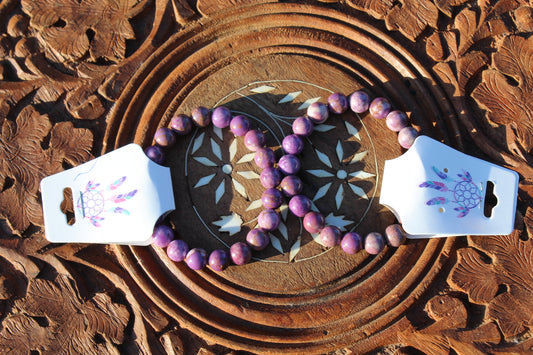 Lepidolite Beaded Bracelet