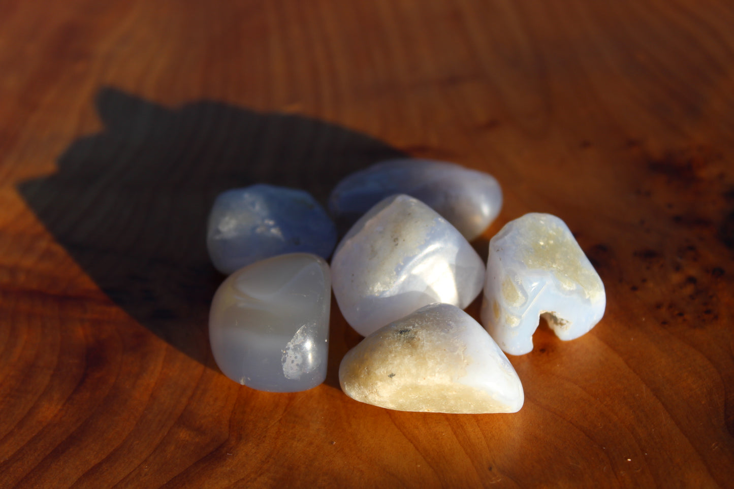 Blue Lace Agate Tumblestones.
