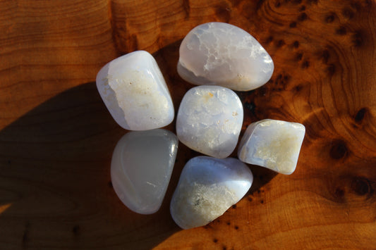 Blue Lace Agate Tumblestones.