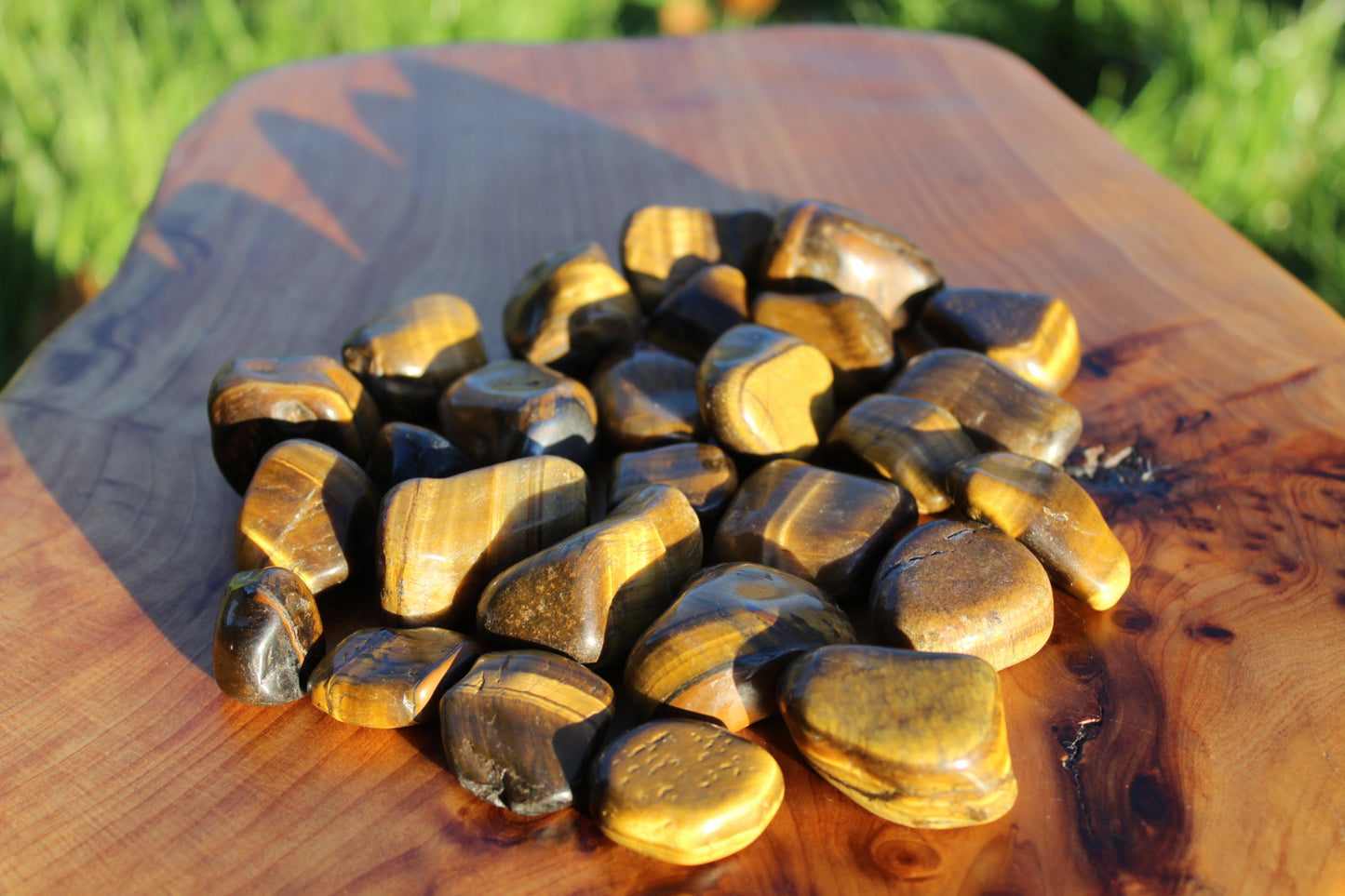 Tigers Eye Tumblestones