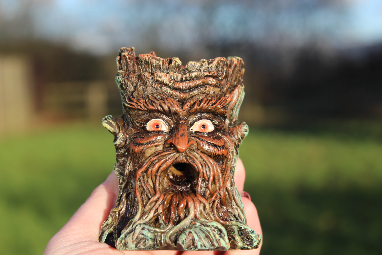 Tree Man. Backflow Incense Burner.