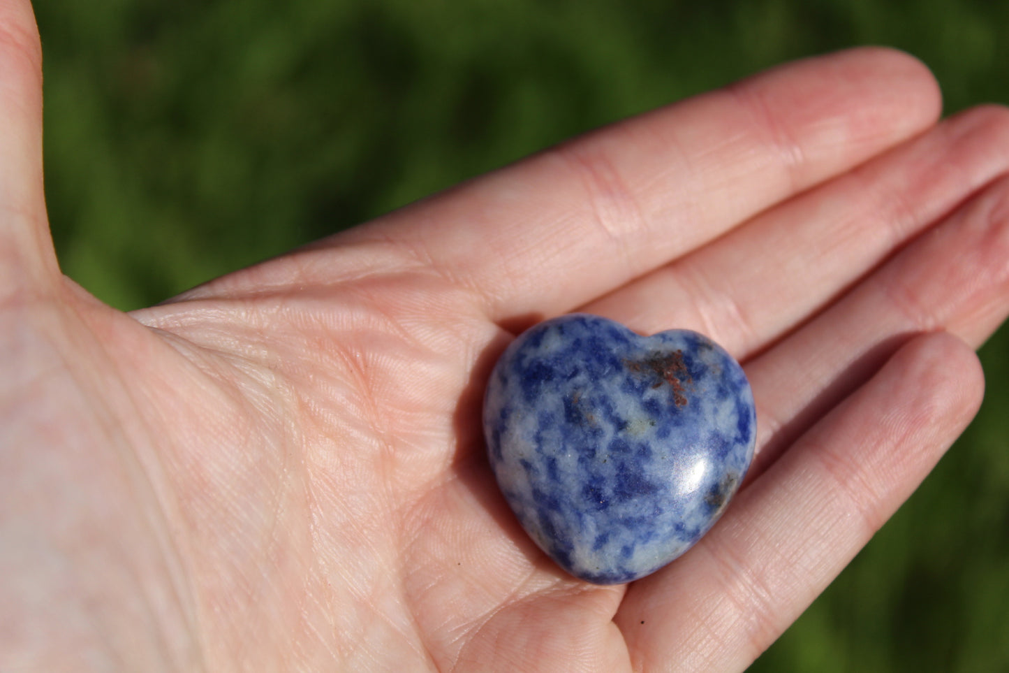 Sodalite Polished Heart