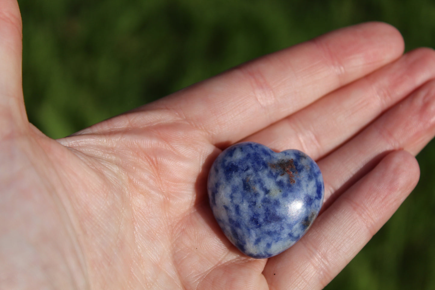 Sodalite Polished Heart