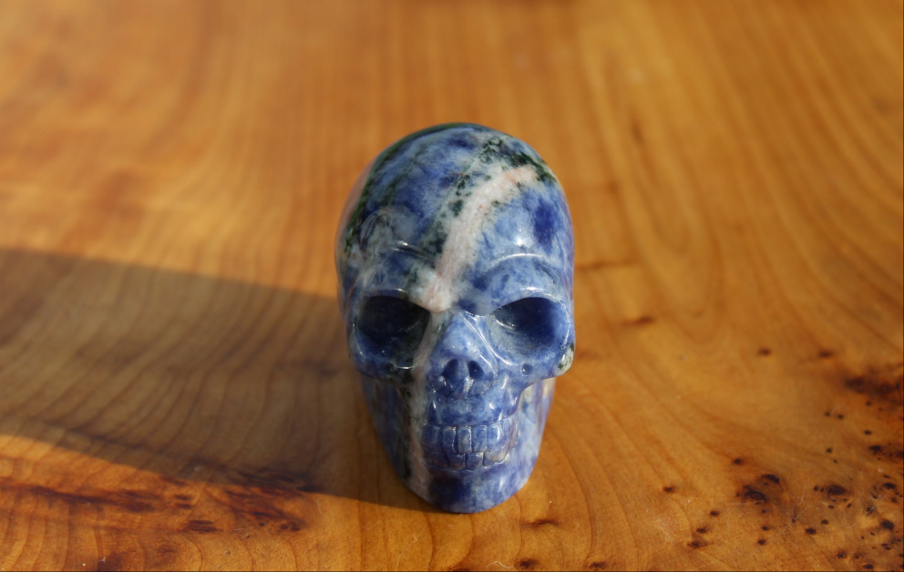 Sodalite Skull