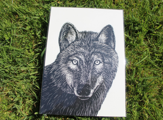 Wolf A4 Print