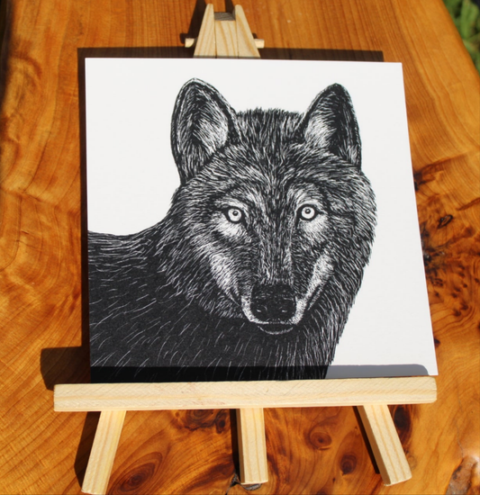 Wolf Postcard