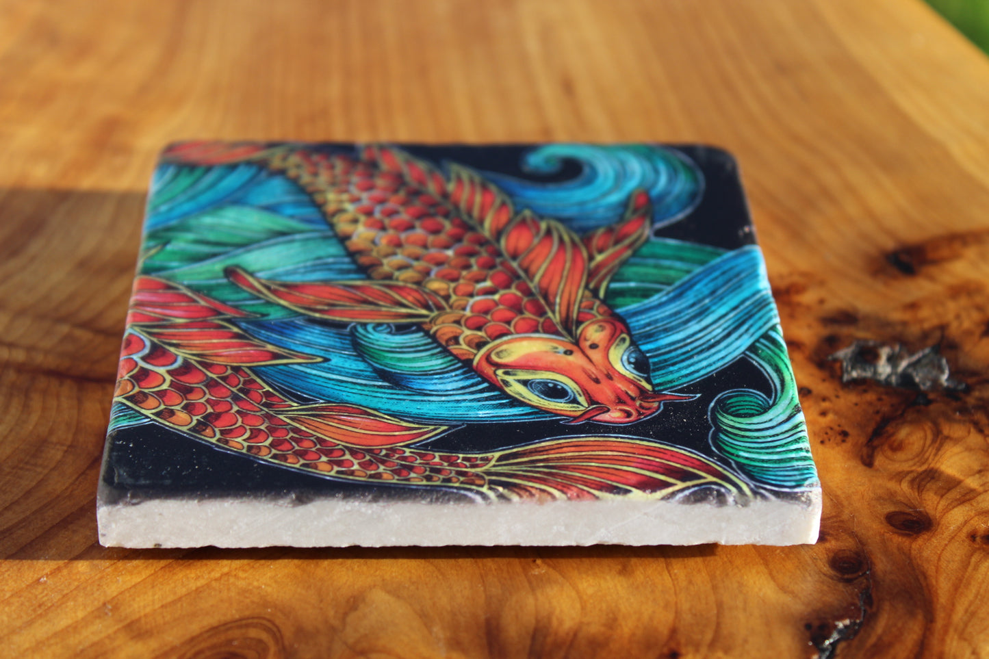 Fish Tile Coaster