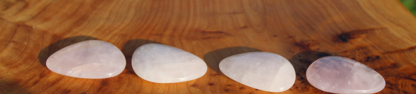 Rose Quartz Thumb Stones